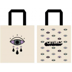 Amika Limited Edition Tote Bag Eyes Wide Shut (Mint &amp; Purple) (Gift)